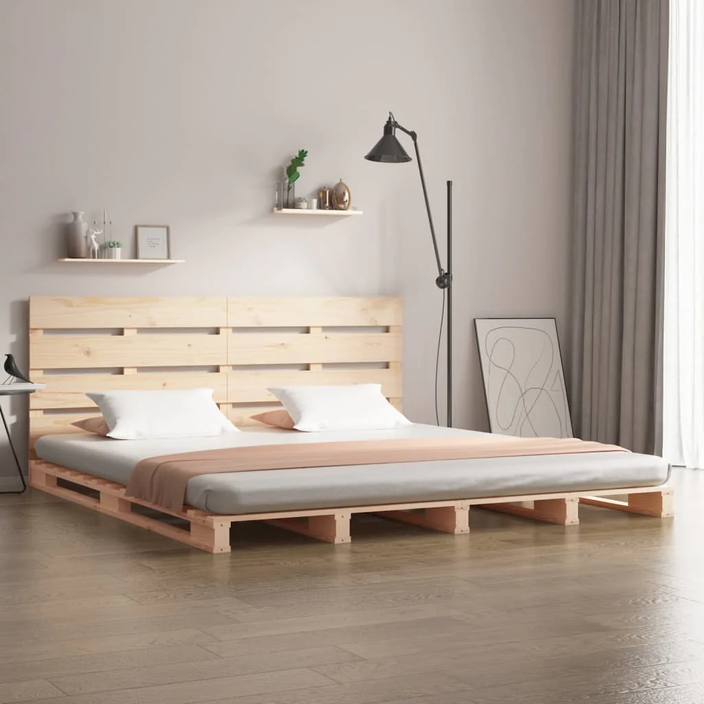 Berkfield Bed Frame 150x200 cm Solid Wood Pine King Size