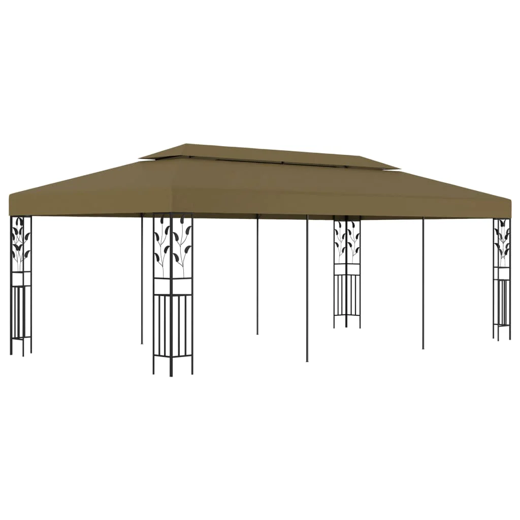 Berkfield Gazebo 6x3 m Taupe 180 g/m�__