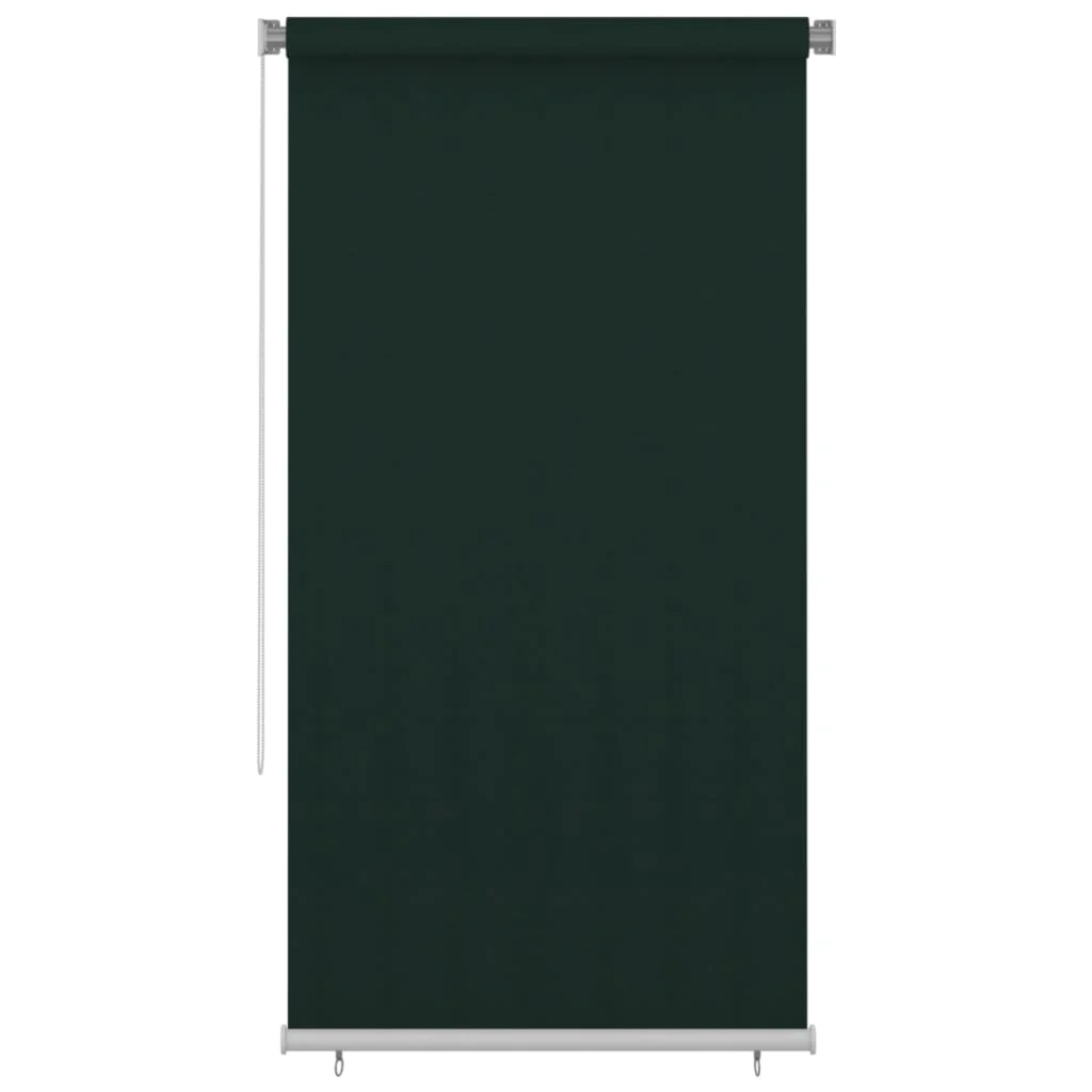 Berkfield Outdoor Roller Blind 120x230 cm Dark Green HDPE