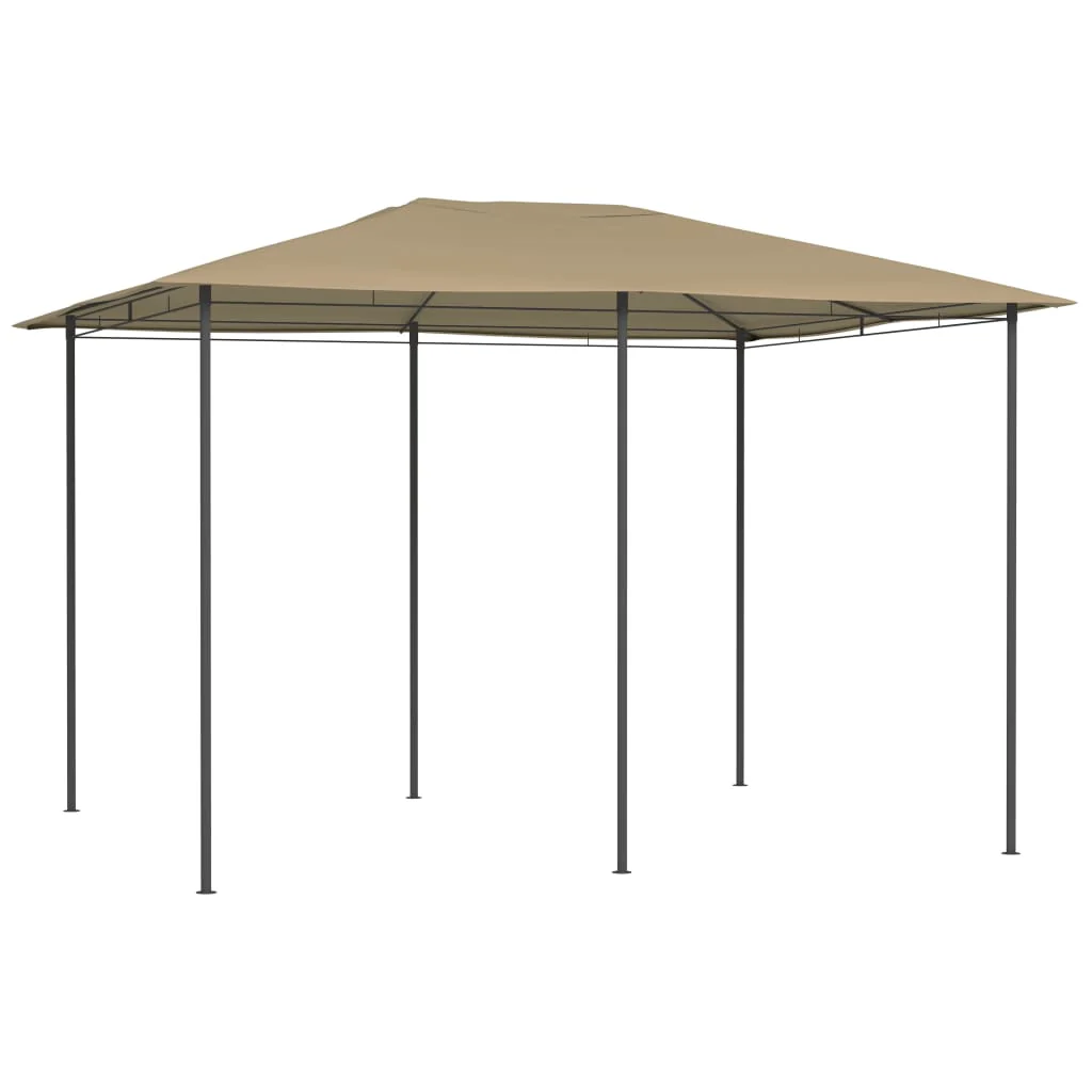Berkfield Gazebo 3x4x2.6 m Taupe 160 g/m�__