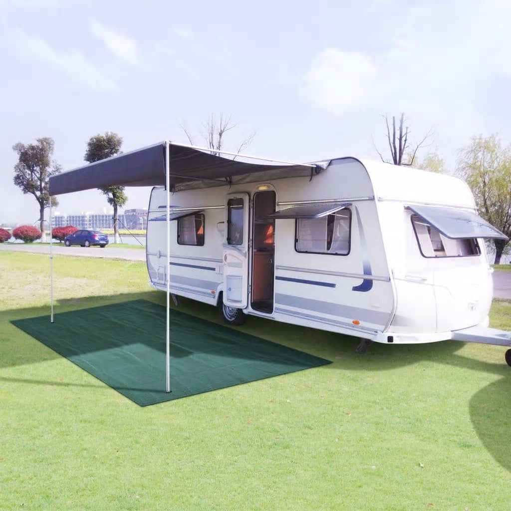 Berkfield Tent Carpet 250x500 cm Green