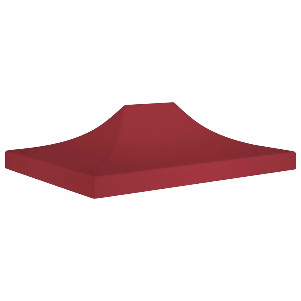 Berkfield Party Tent Roof 4x3 m Burgundy 270 g/m�__