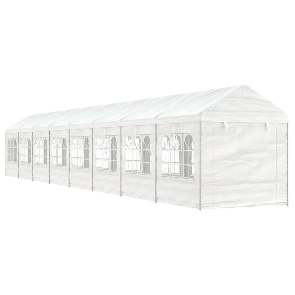 Berkfield Gazebo with Roof White 17.84x2.28x2.69 m Polyethylene