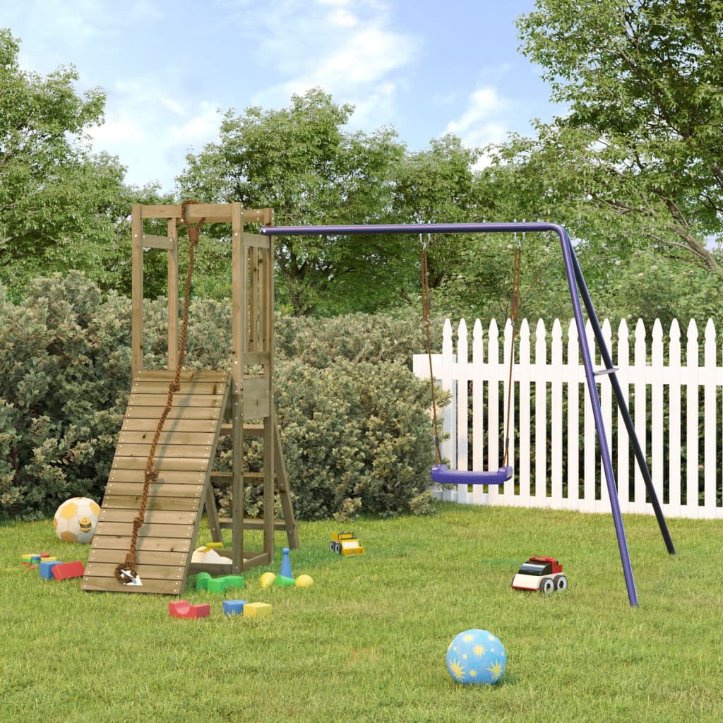Berkfield Outdoor Playset Impregnated Wood Pine