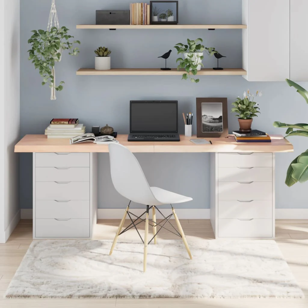 Berkfield Table Top 200x40x6 cm Untreated Solid Wood Oak