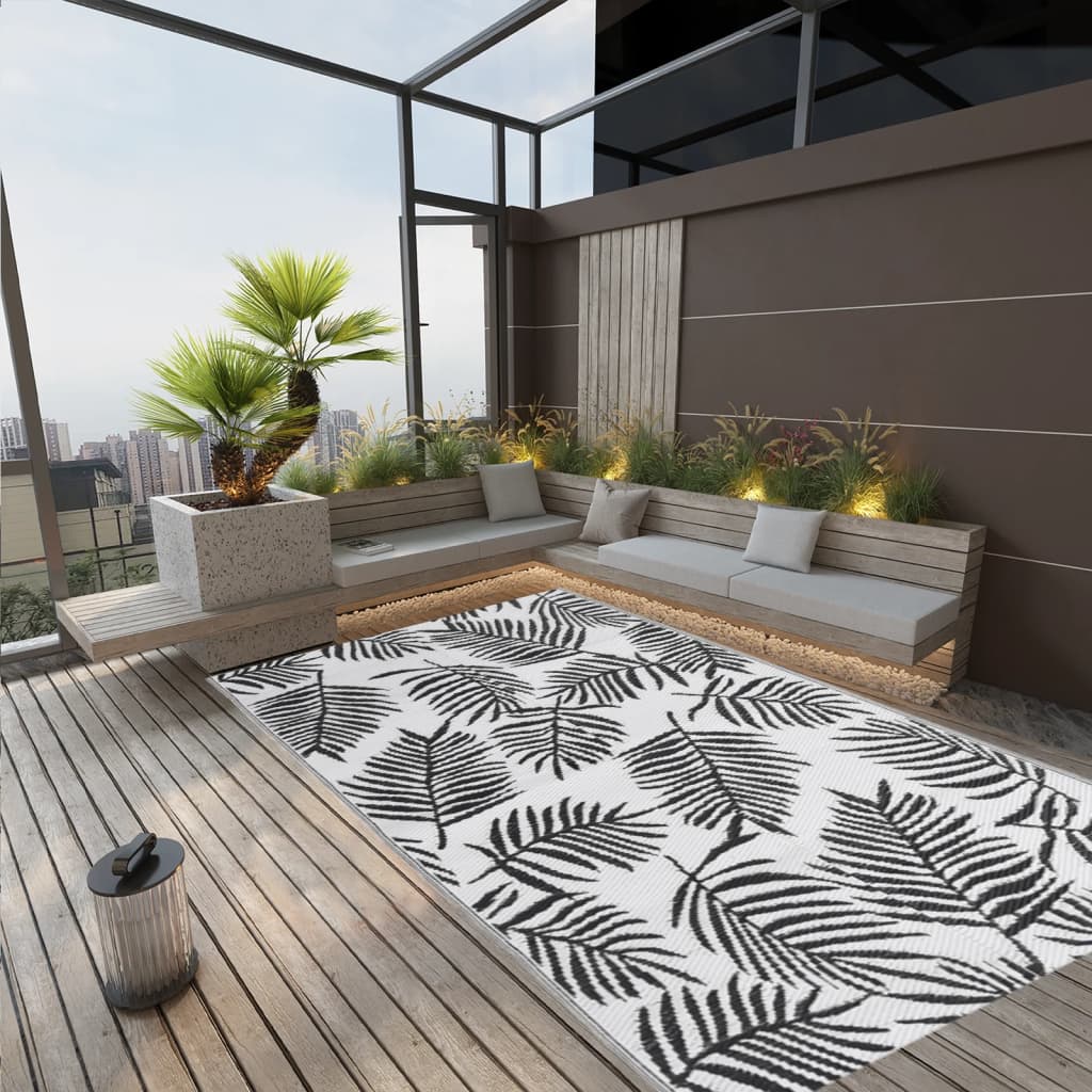 Berkfield Outdoor Rug Black 140x200 cm PP