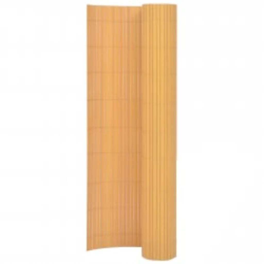 Berkfield Double-Sided Garden Fence 110x400 cm Yellow