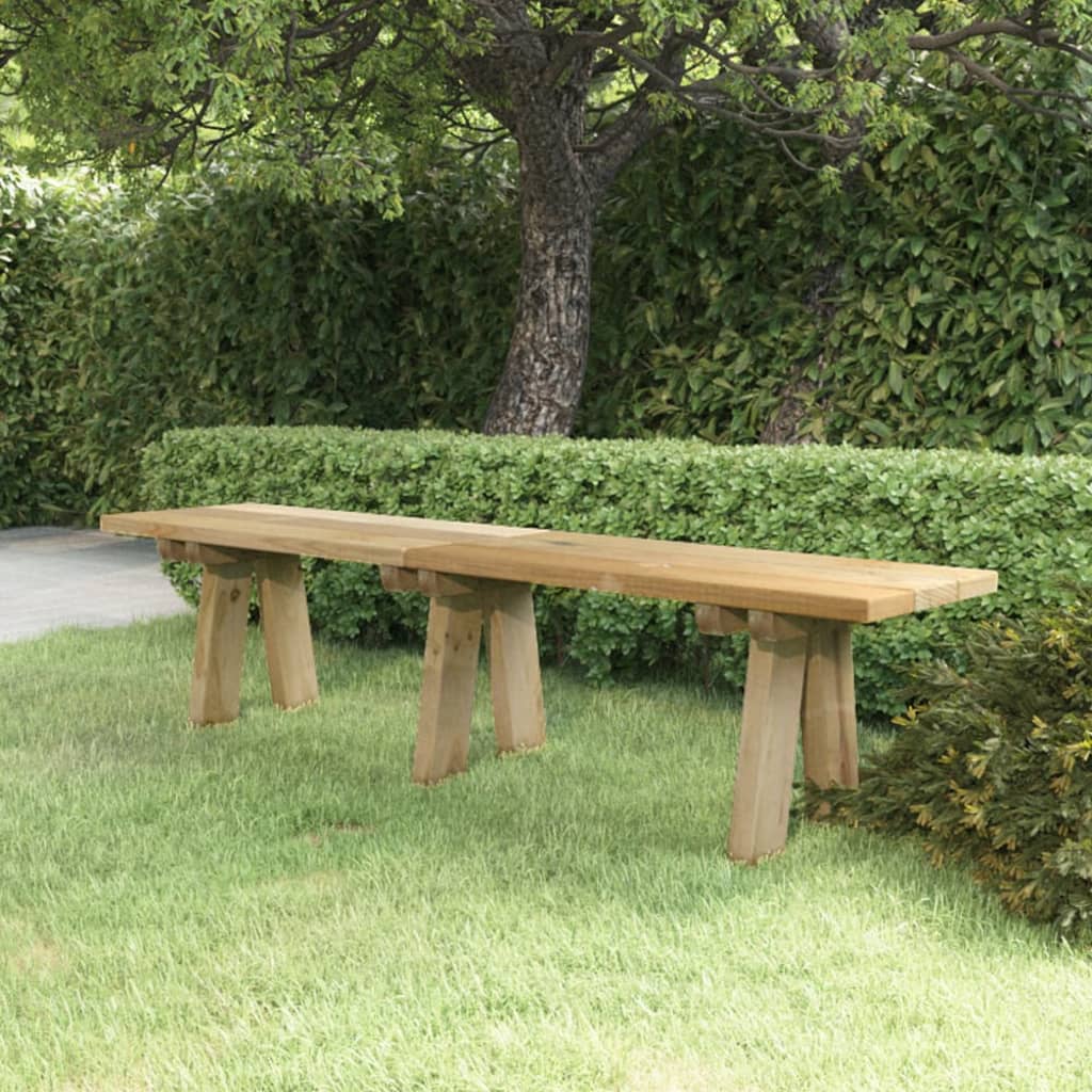 Berkfield Garden Bench 160 cm Impregnated Solid Wood Pine