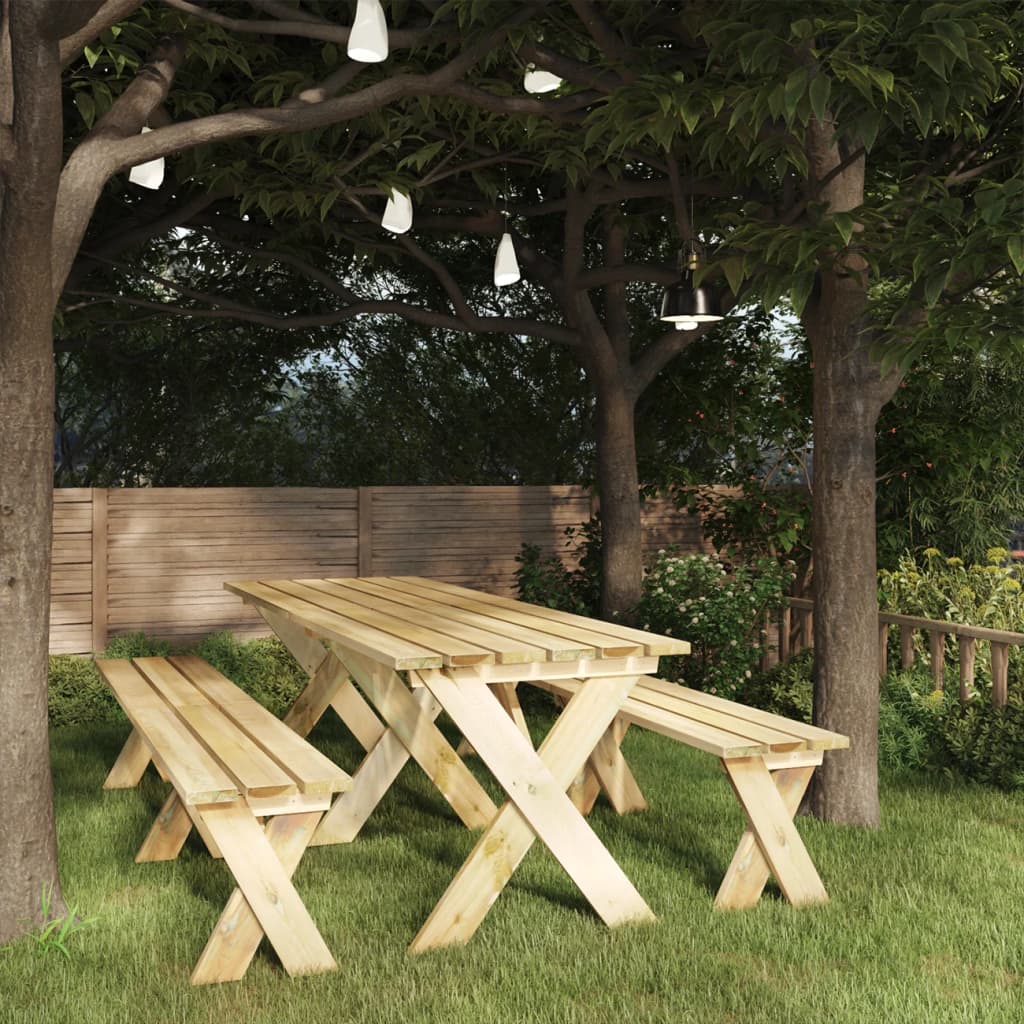 Berkfield Garden Bench 220 cm Impregnated Pinewood