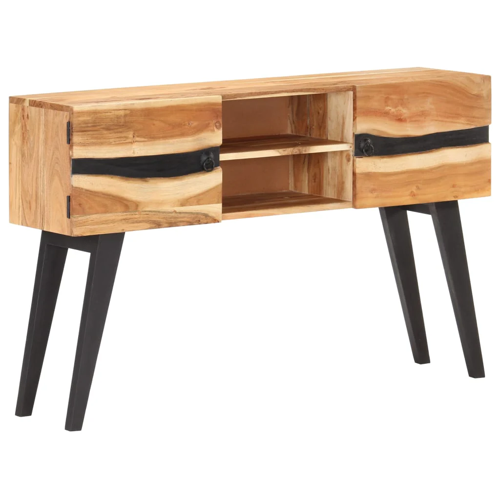 Berkfield Sideboard 120x30x75 cm Solid Acacia Wood