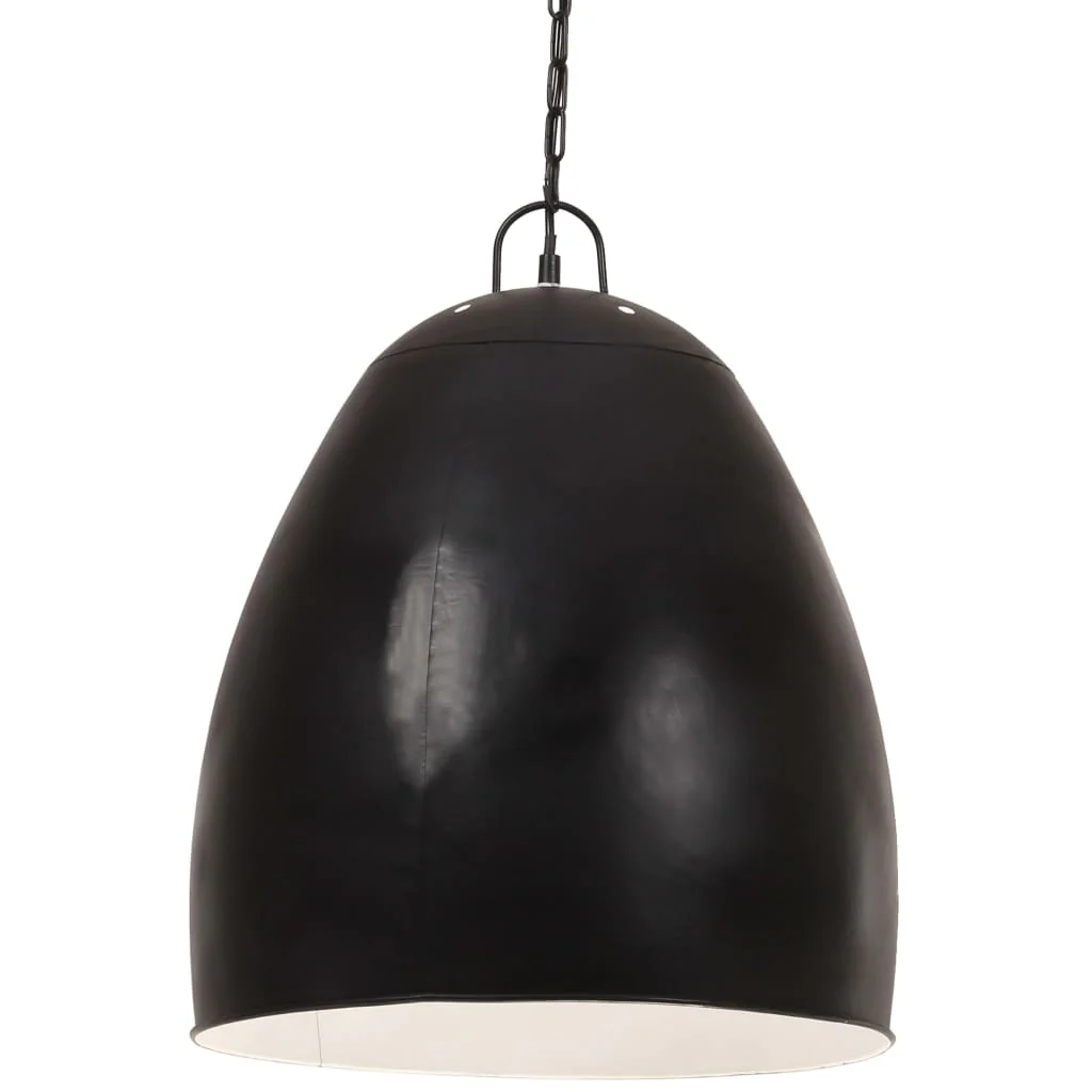 Berkfield Industrial Hanging Lamp 25 W Black Round 42 cm E27