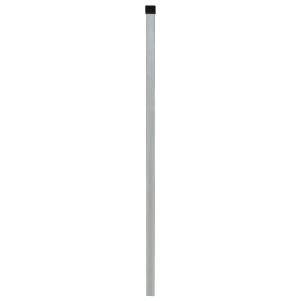 Berkfield Fence Posts 10 pcs Silver 130 cm Galvanised Steel