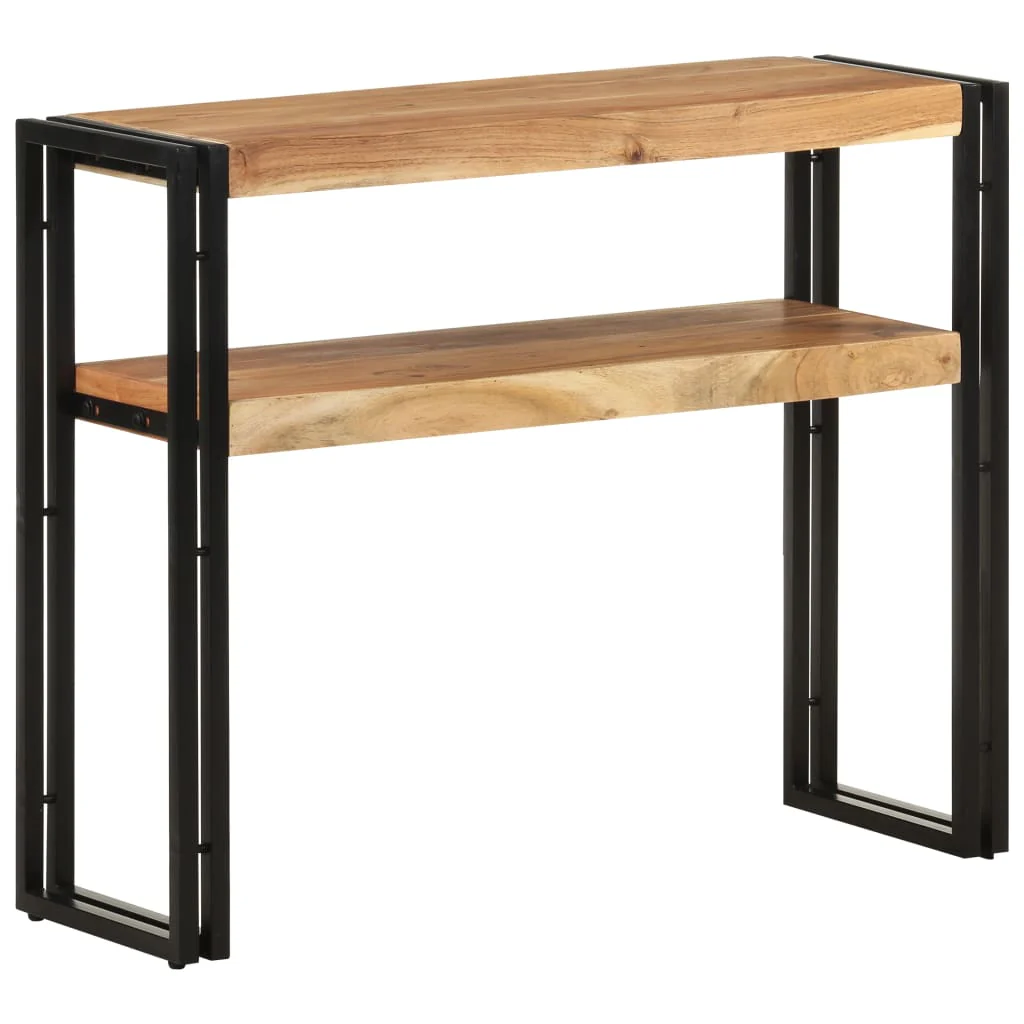 Berkfield Console Table 90x30x75 cm Solid Acacia Wood