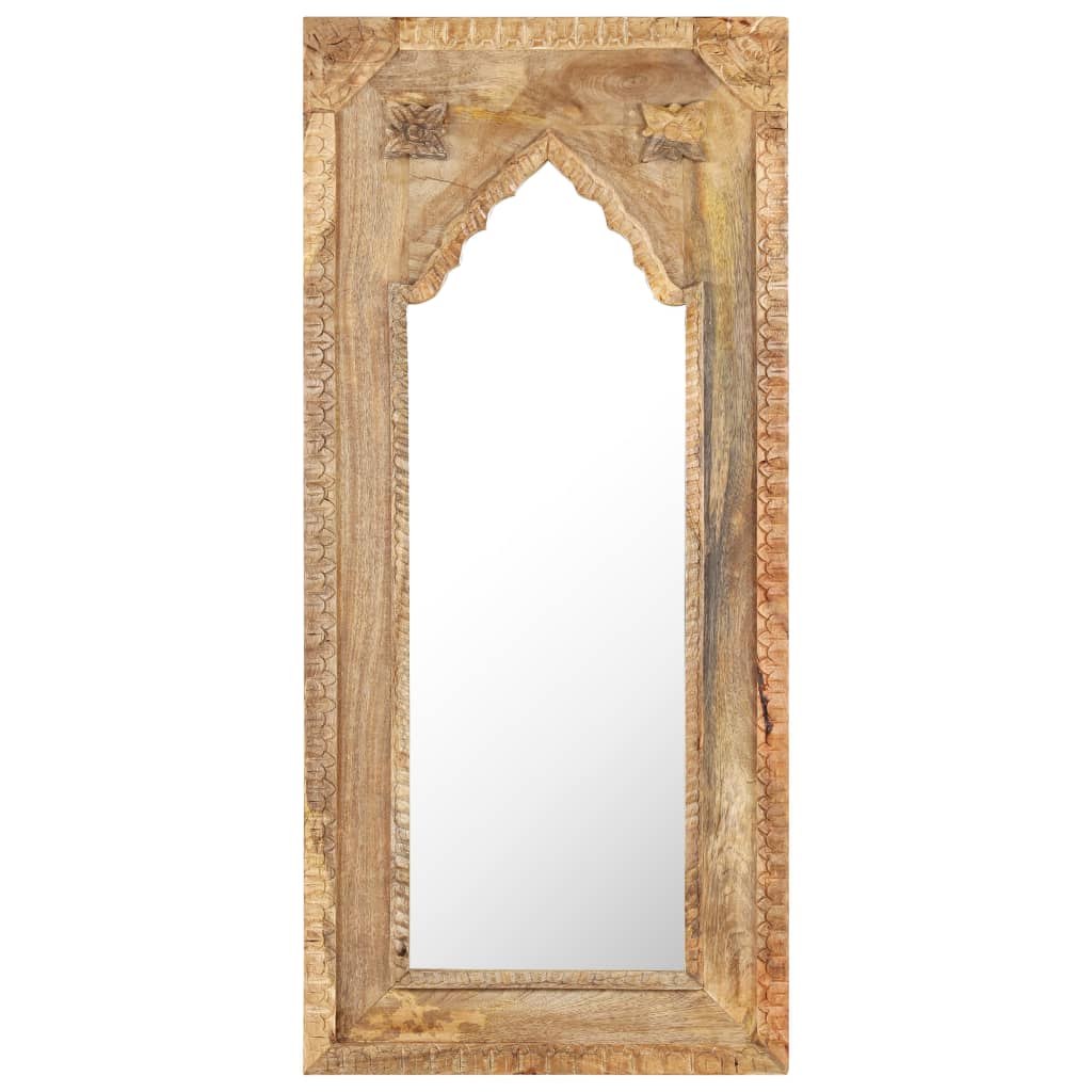 Berkfield Mirror 50x3x110 cm Solid Mango Wood