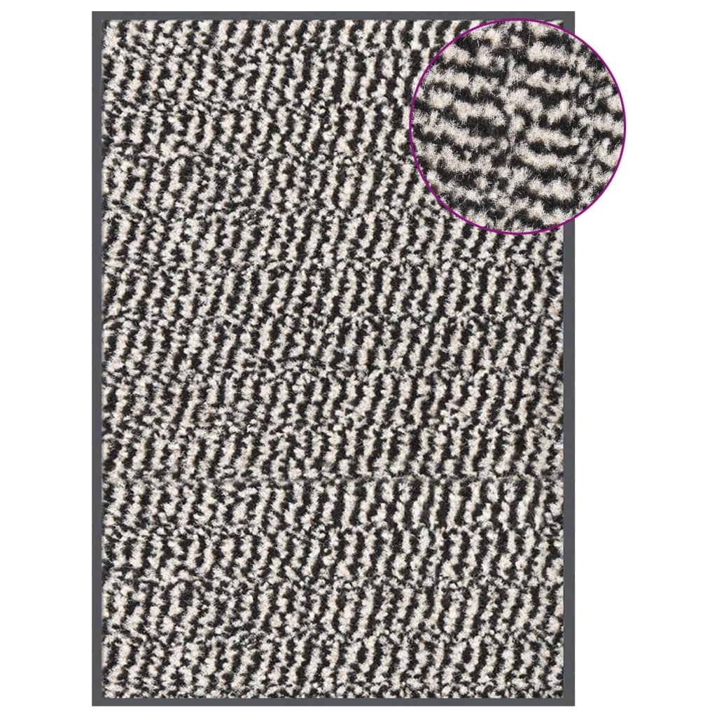 Berkfield Doormat Tufted 40x60 cm Light Brown