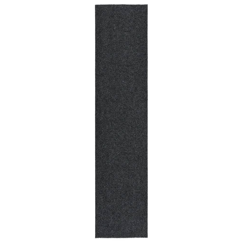 Berkfield Dirt Trapper Carpet Runner 100x450 cm Anthracite
