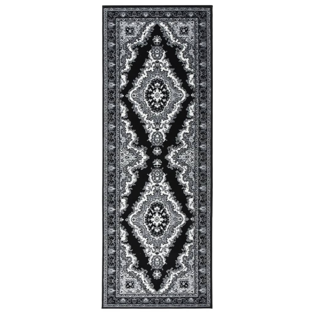 Berkfield Runner Rug BCF Black 80x200 cm