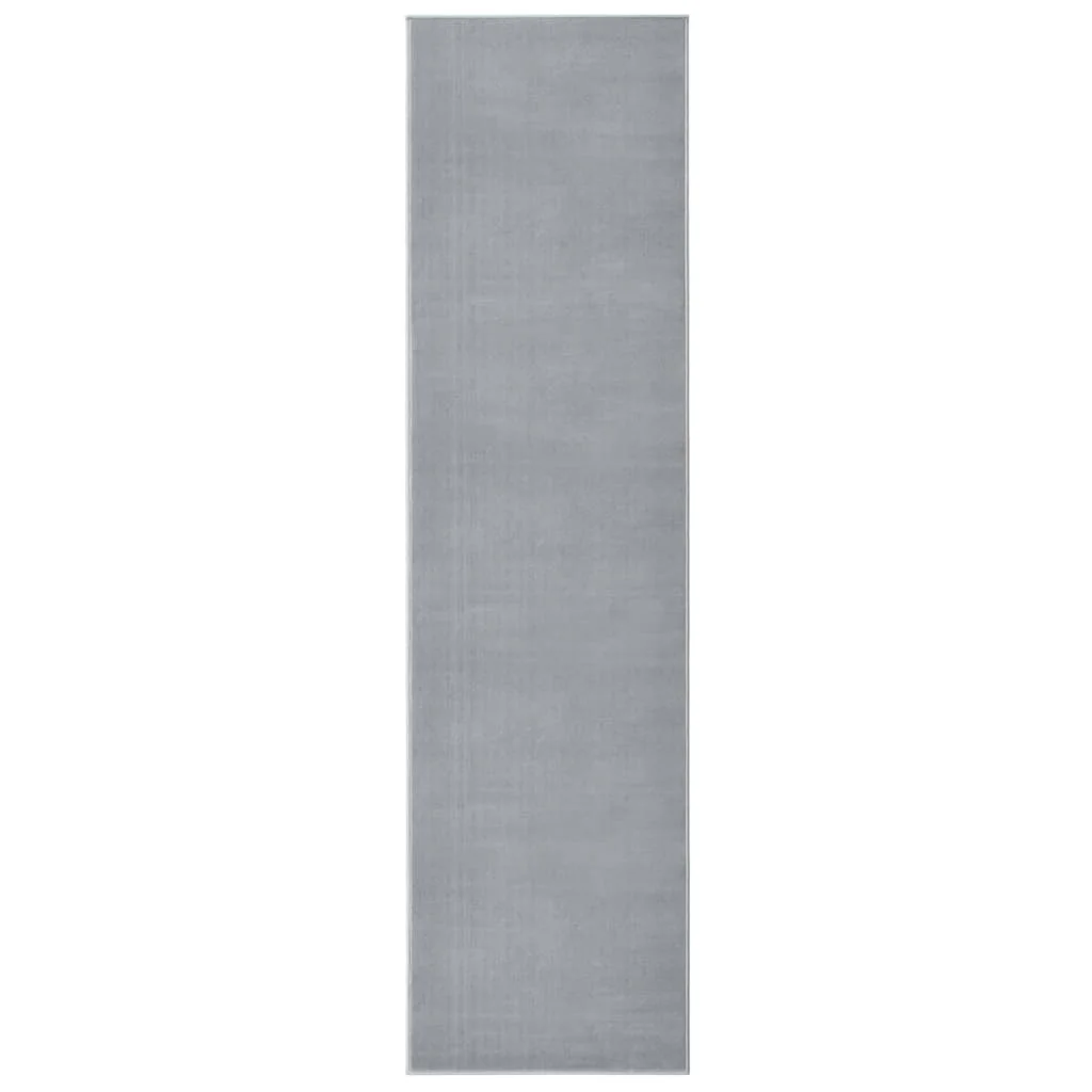 Berkfield Runner Rug BCF Grey 80x350 cm