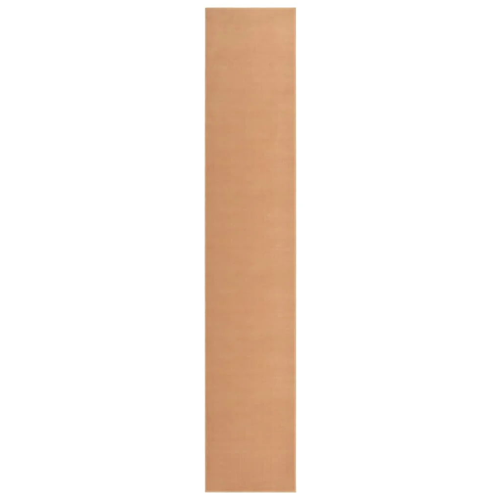 Berkfield Runner Rug BCF Beige 80x450 cm