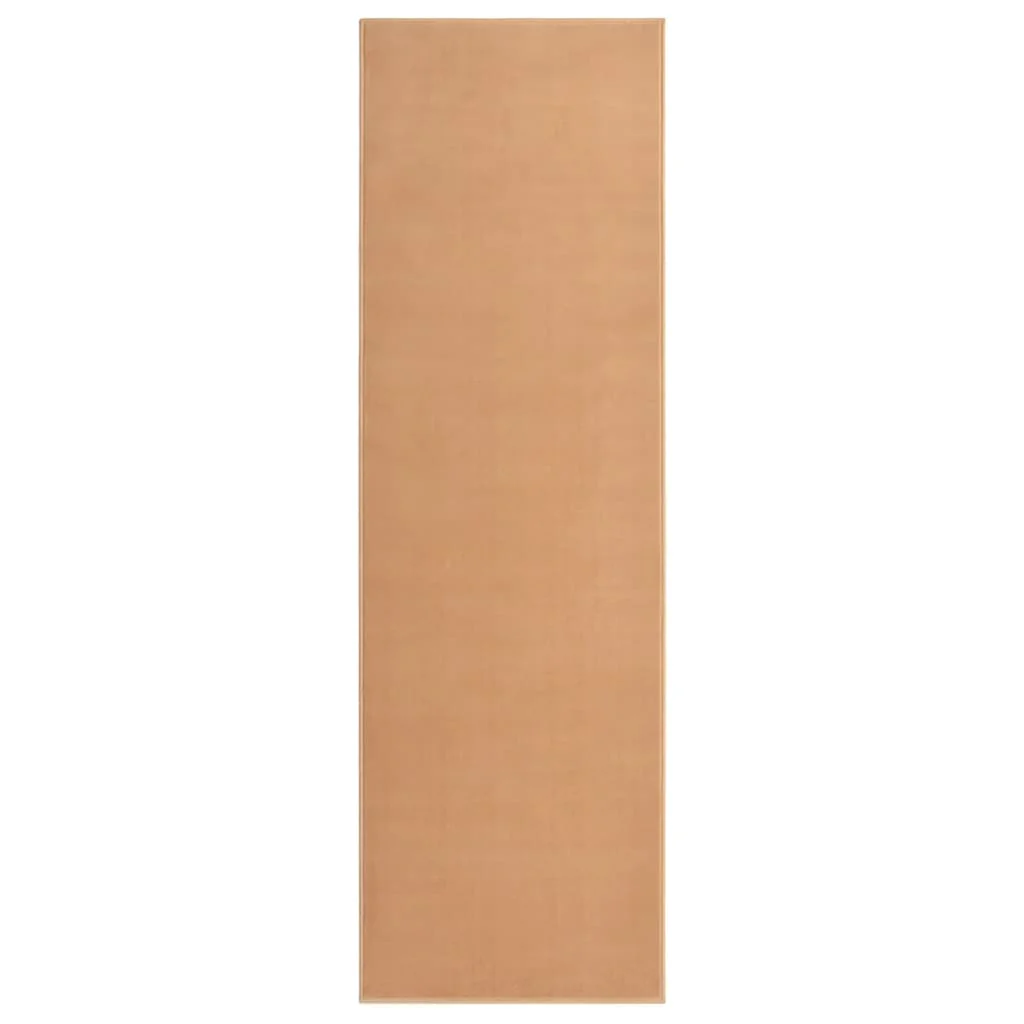 Berkfield Runner Rug BCF Beige 100x350 cm