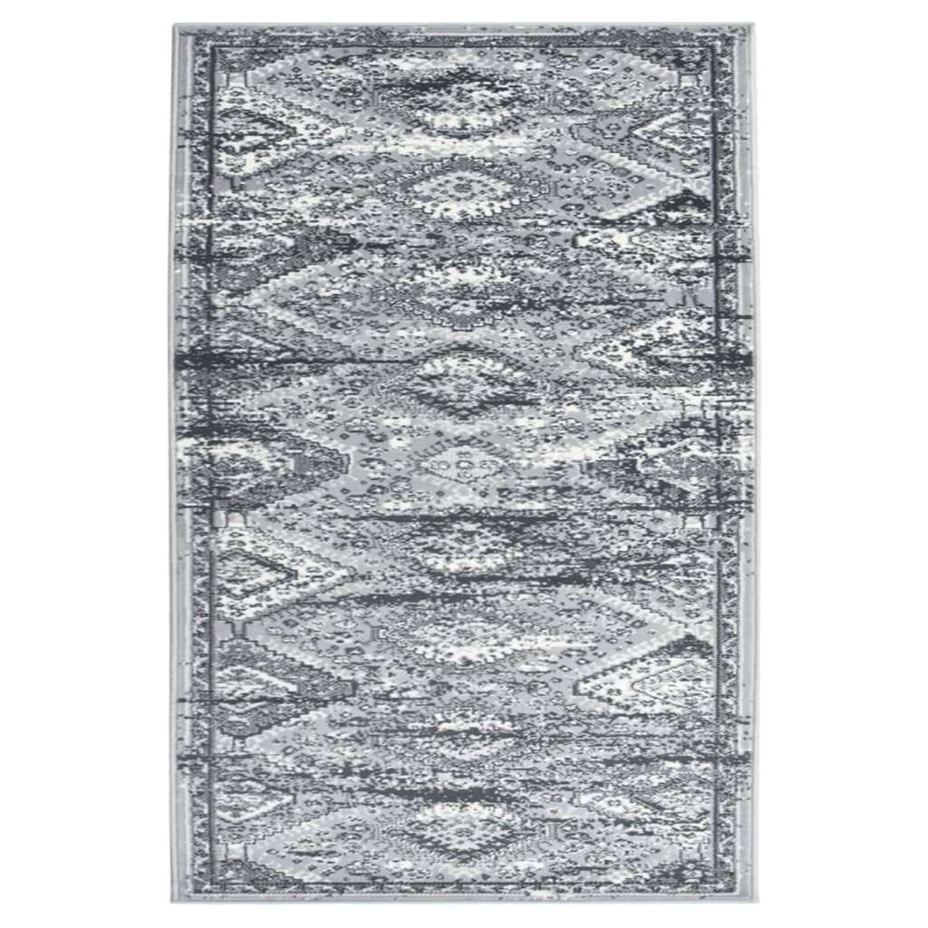 Berkfield Runner Rug BCF Oriental Grey 100x150 cm