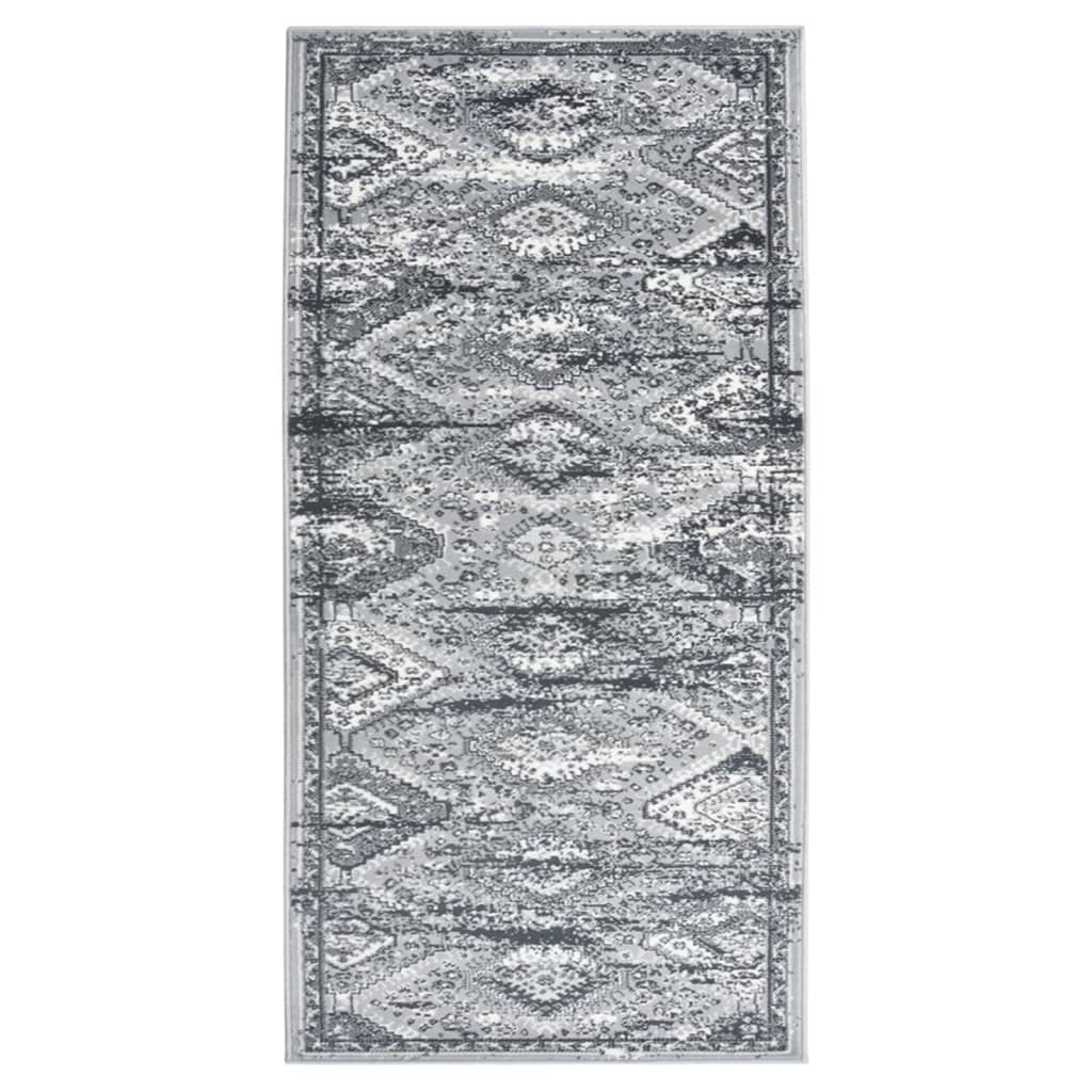 Berkfield Runner Rug BCF Oriental Grey 100x200 cm