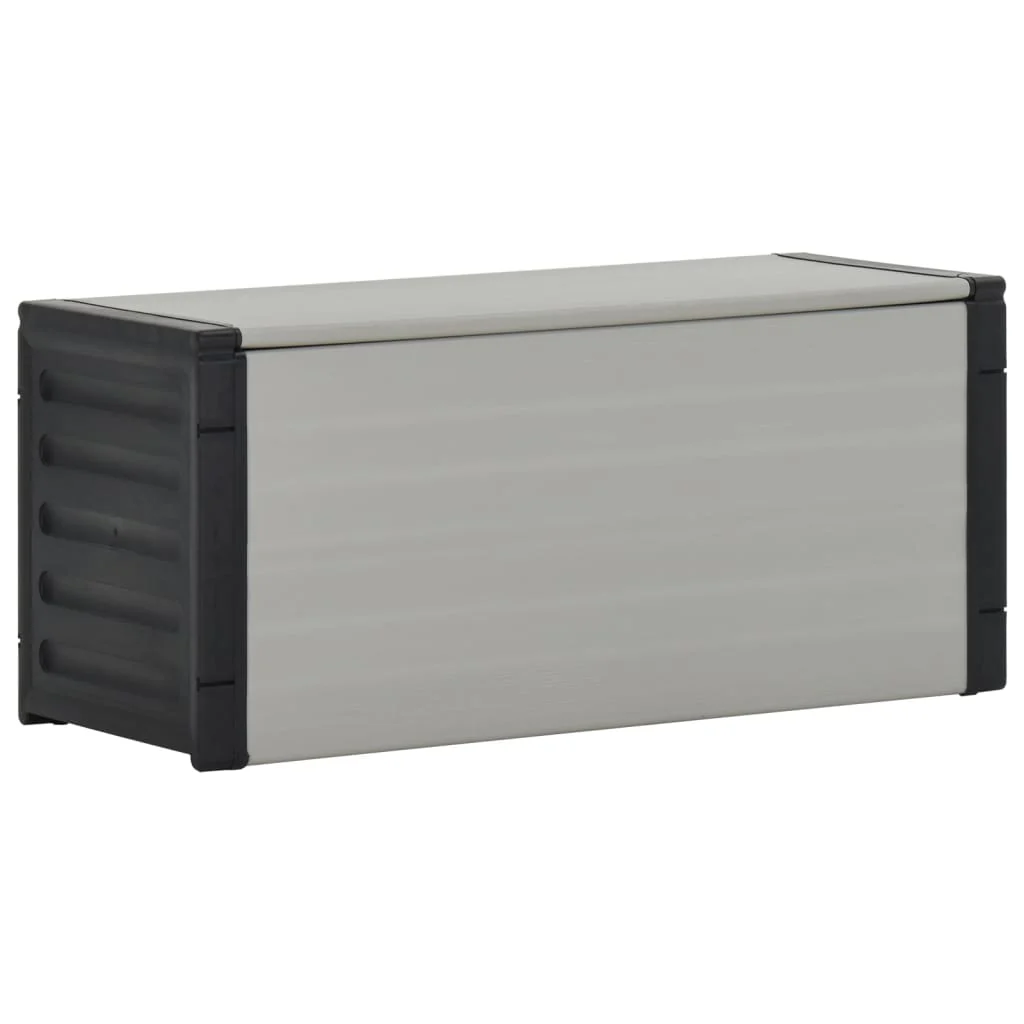 Berkfield Garden Waste Basket Grey 85x34x40 cm