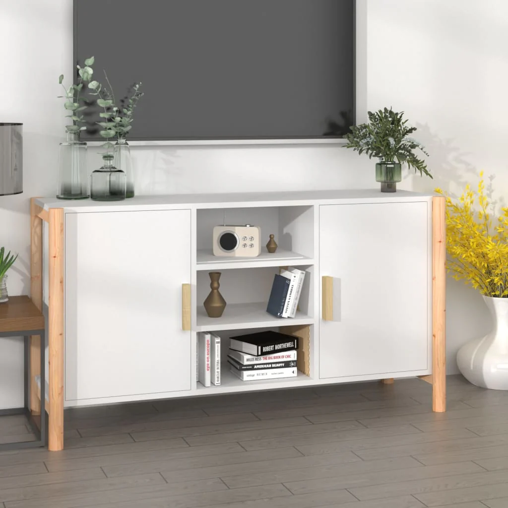 Berkfield Sideboard White 107x38x60 cm Engineered Wood