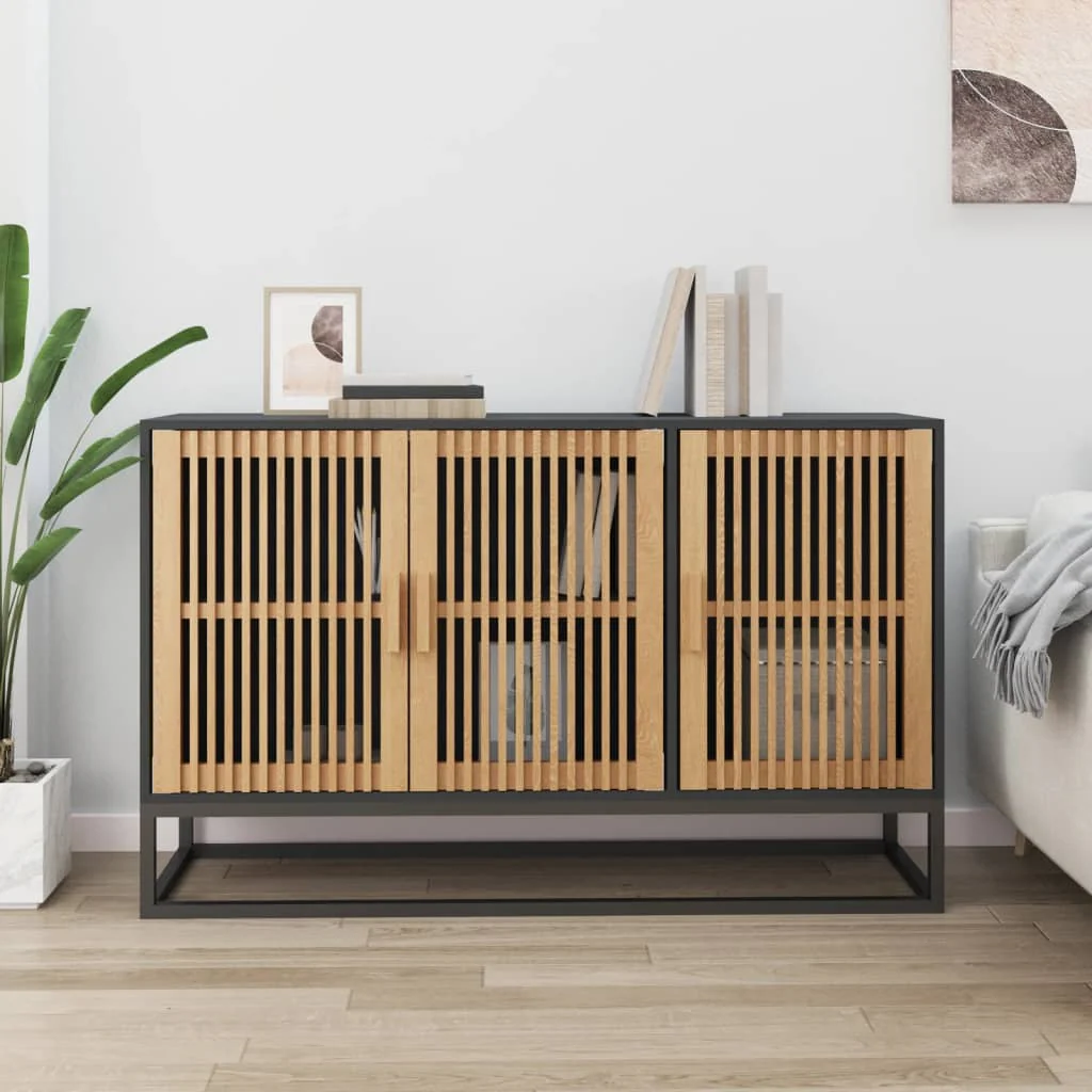 Berkfield Sideboard Black 105x30x65 cm Engineered Wood