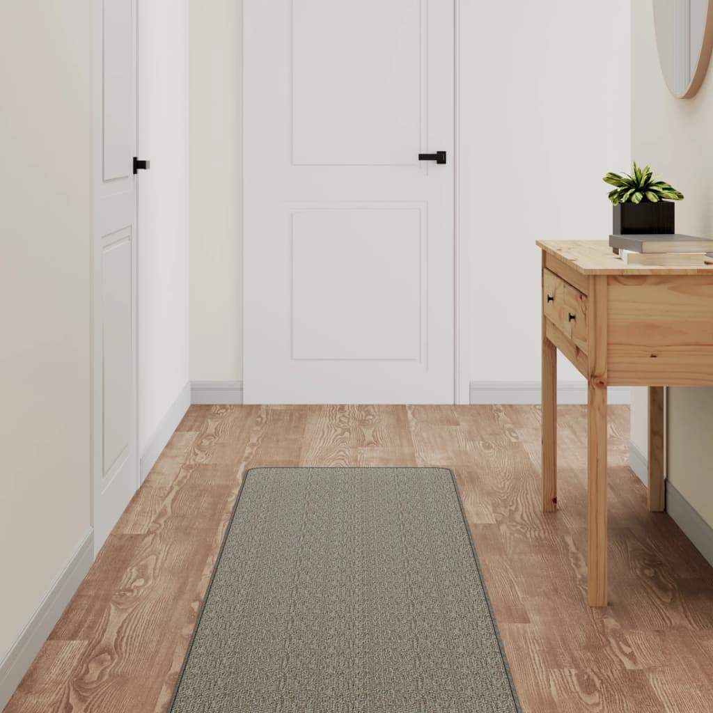 Berkfield Carpet Runner Sisal Look Silver 50x150 cm