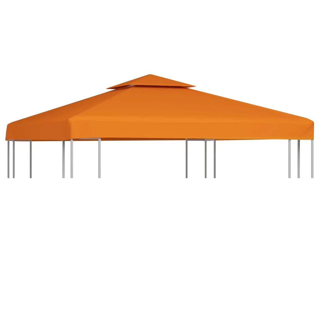 Berkfield Gazebo Cover Canopy Replacement 310 g / m�__ Orange 3 x 3 m