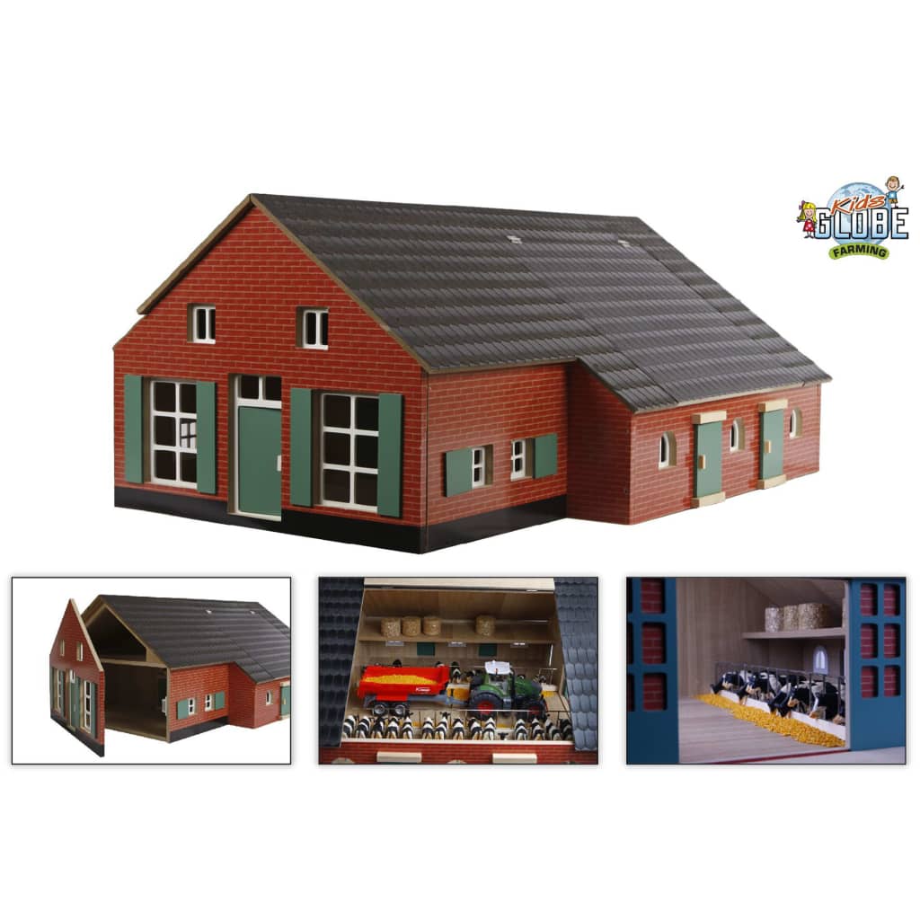 Kids Globe Farmhouse with Barn 1:32 610111