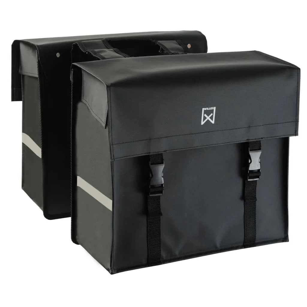 Willex Bicycle Panniers Tarpaulin 40 L Matt Black