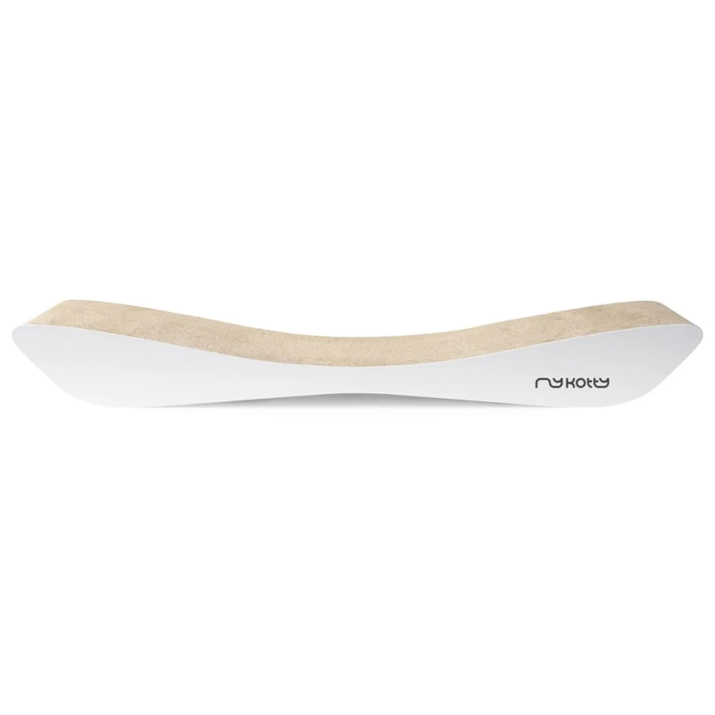 MyKotty Cat Scratcher TOBI 59x25x6.9 cm White 3087