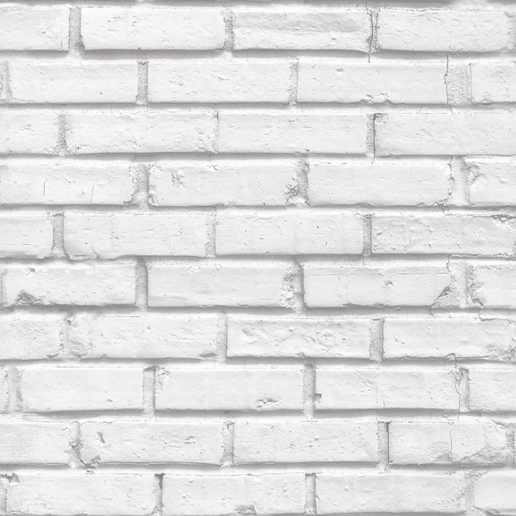 Noordwand Urban Friends & Coffee Wallpaper Bricks Grey and White