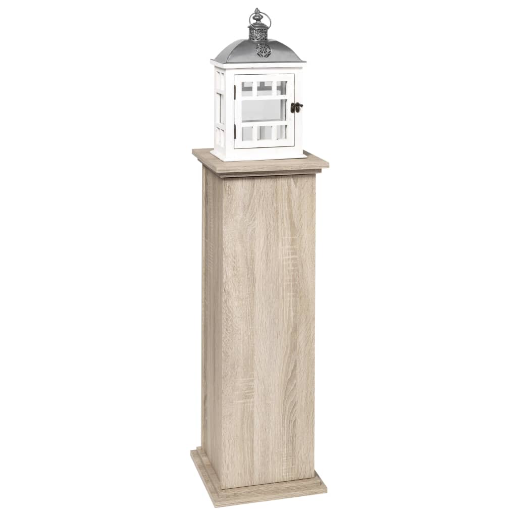 FMD Accent Table with Door 88.5cm Oak Tree