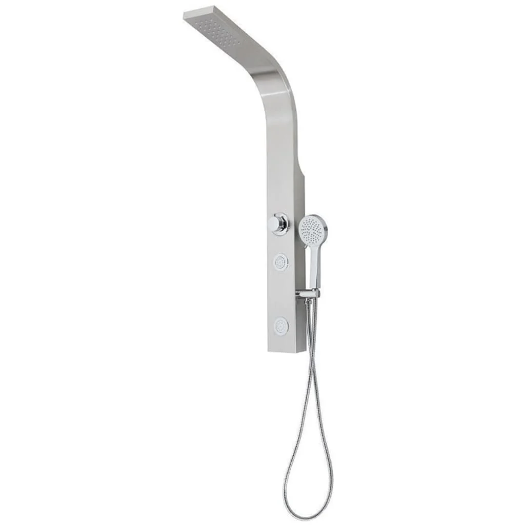 SCH�_�”��TTE Shower Panel SANSIBAR Stainless Steel Colour