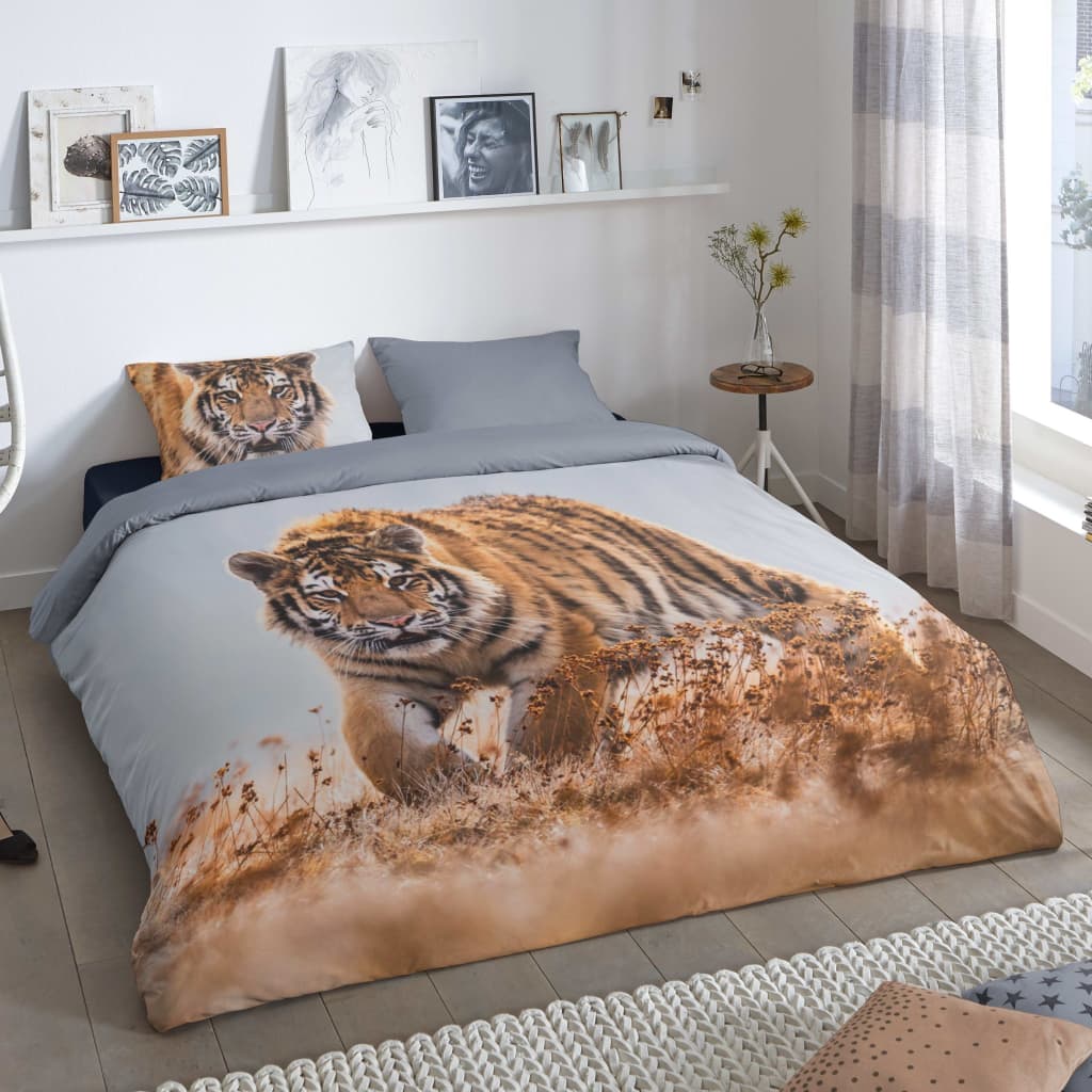 Good Morning Duvet Cover TIGER 240x200/220 cm Multicolour