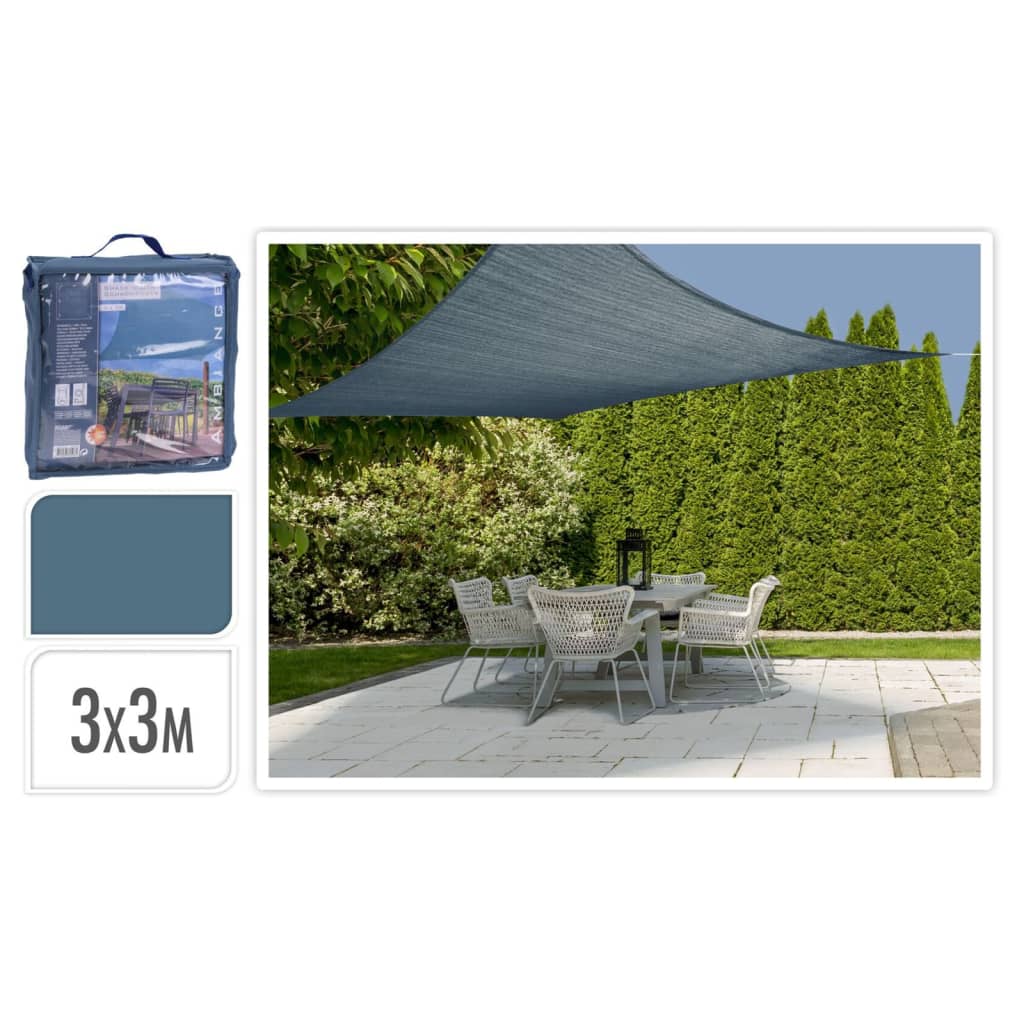 ProGarden Shade Cloth 3x3 m Blue Square