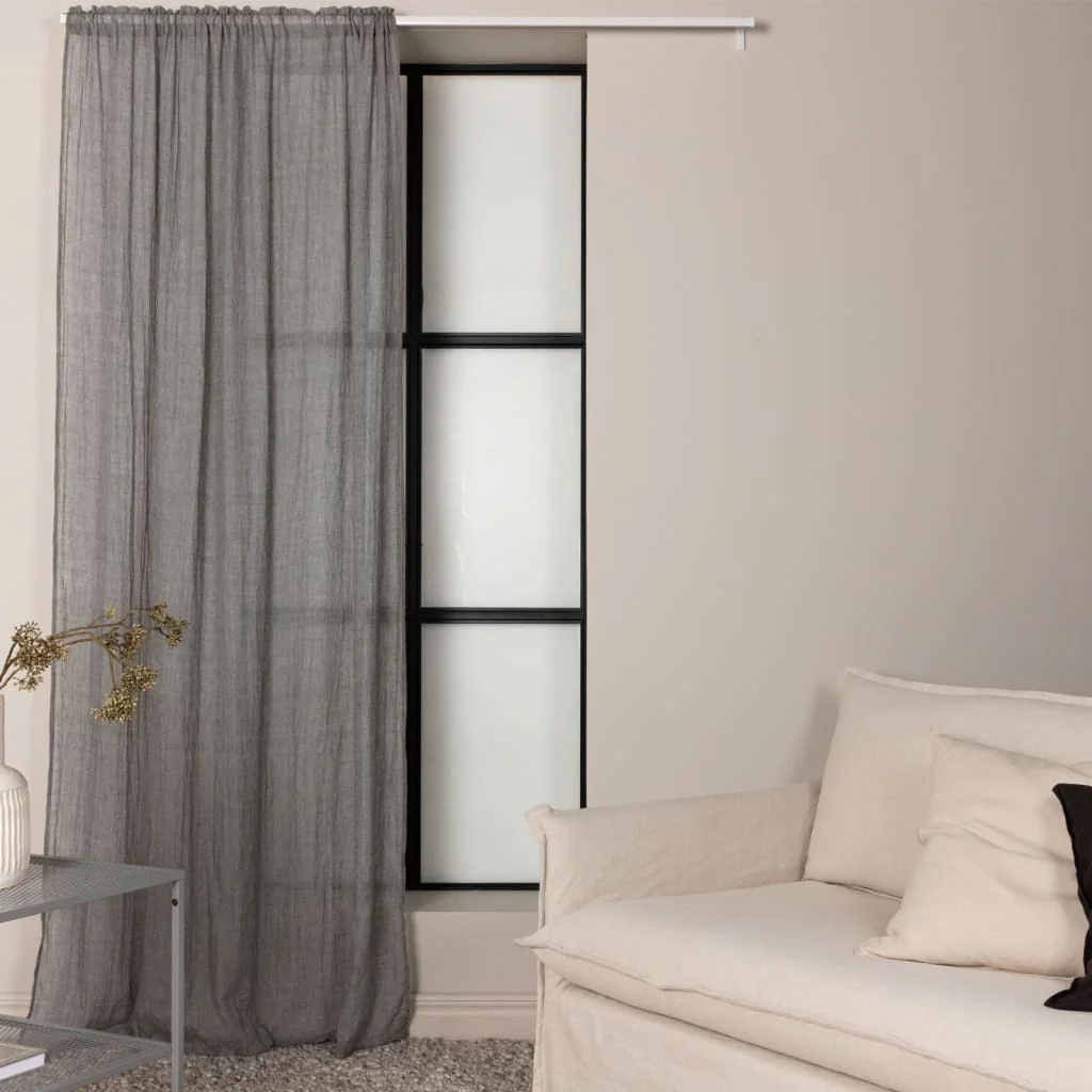 Venture Home Curtain Elena 240x135 cm Polyester Dark Grey