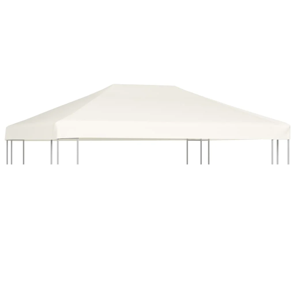 Berkfield Gazebo Top Cover 310 g/m�__ 4x3 m Cream White