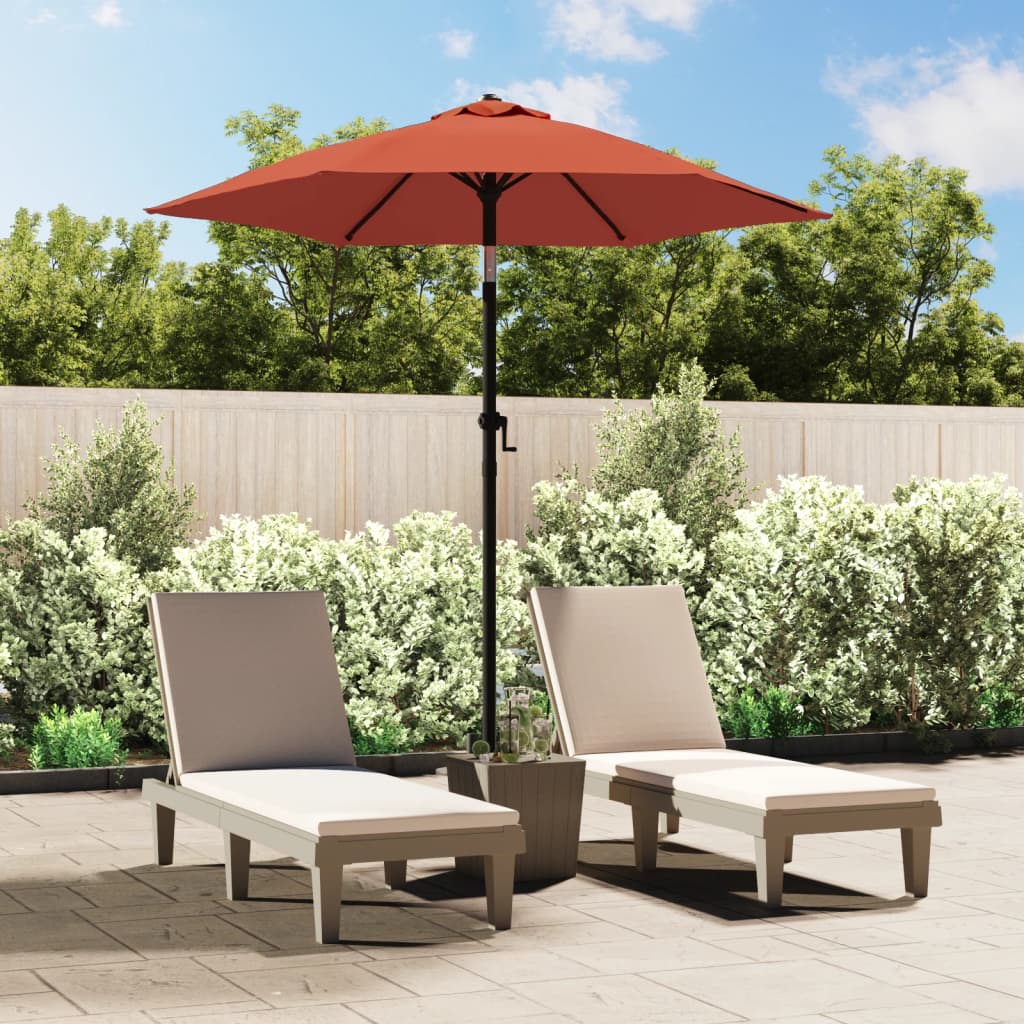 Berkfield Parasol Terracotta 200x224 cm Aluminium