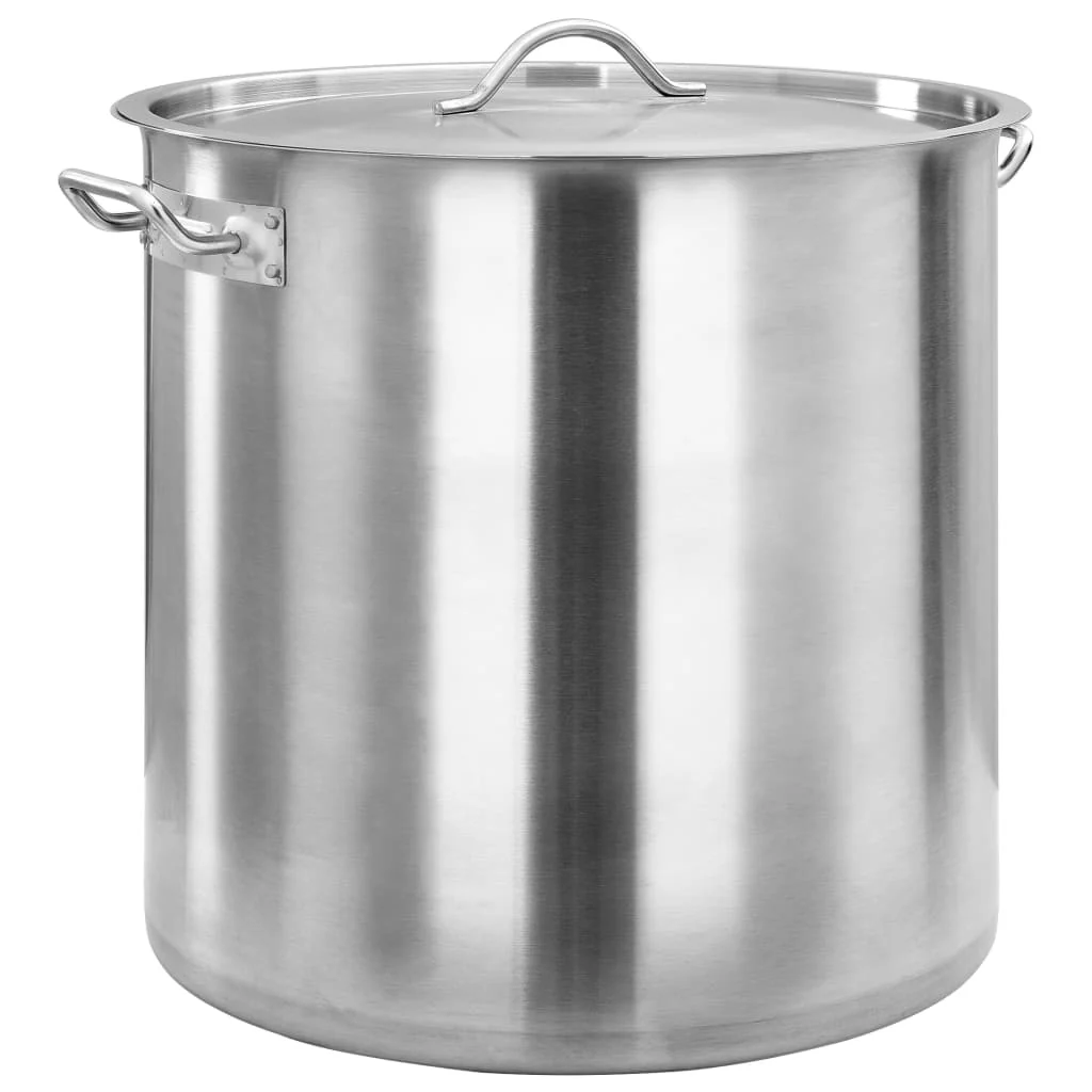 Berkfield Stock Pot 71 L 45x45 cm Stainless Steel