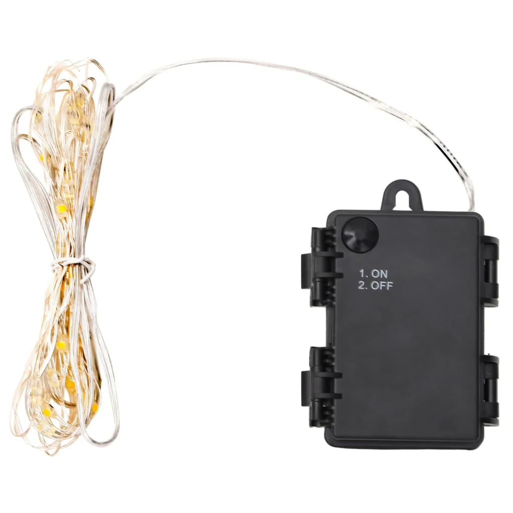 Berkfield LED String Lights with 110 LEDs and Fan 1100 cm