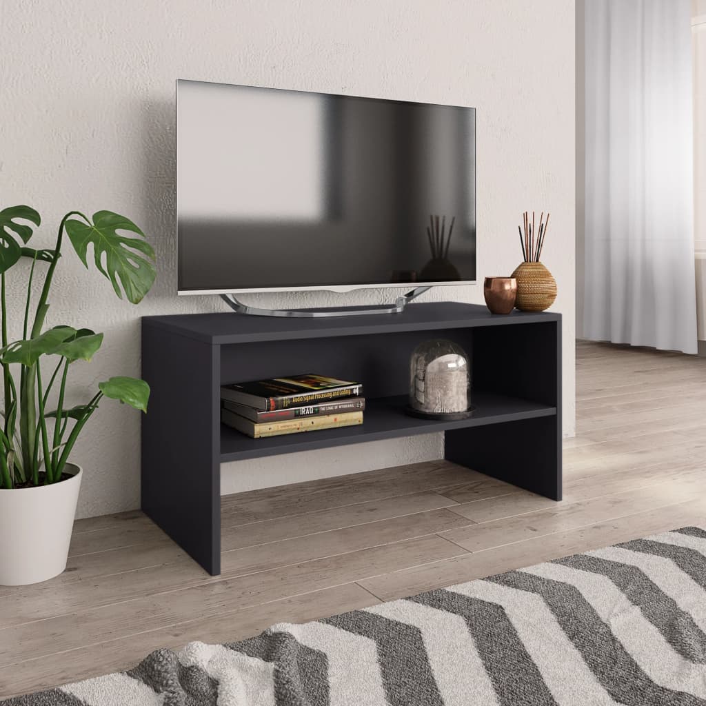 Berkfield TV Cabinet Grey 80x40x40 cm Engineered Wood