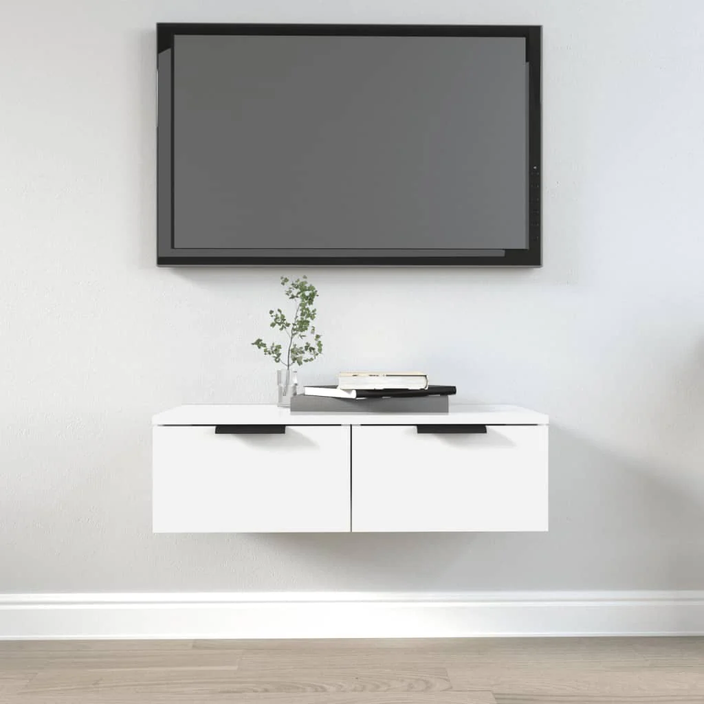 Berkfield Wall Cabinet White 68x30x20 cm Engineered Wood