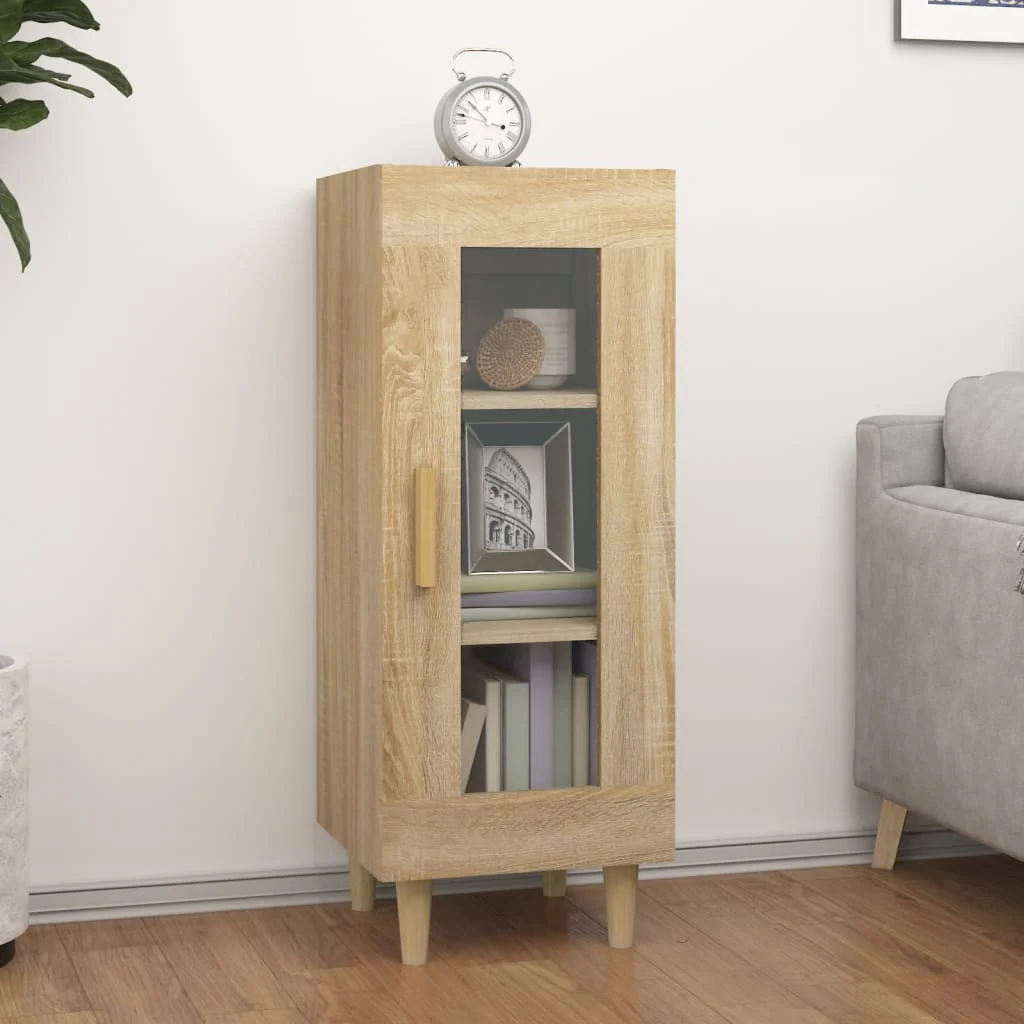 Berkfield Sideboard Sonoma Oak 34.5x34x90 cm Engineered Wood