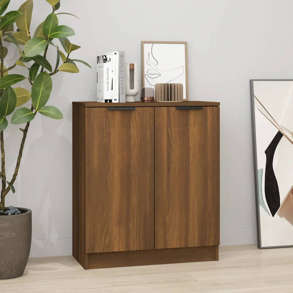 Berkfield Sideboard Brown Oak 60x30x70 cm Engineered Wood