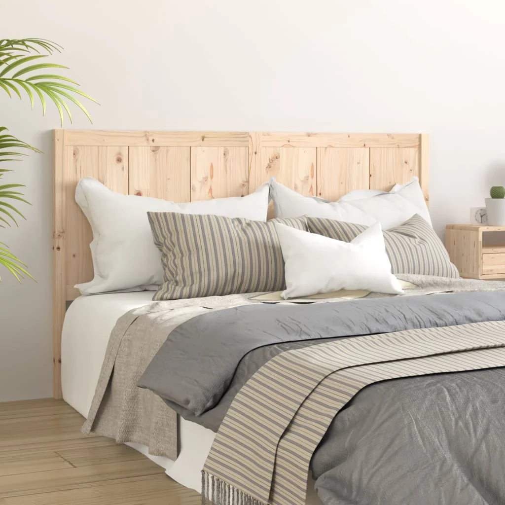 Berkfield Bed Headboard 145.5x4x100 cm Solid Pine Wood
