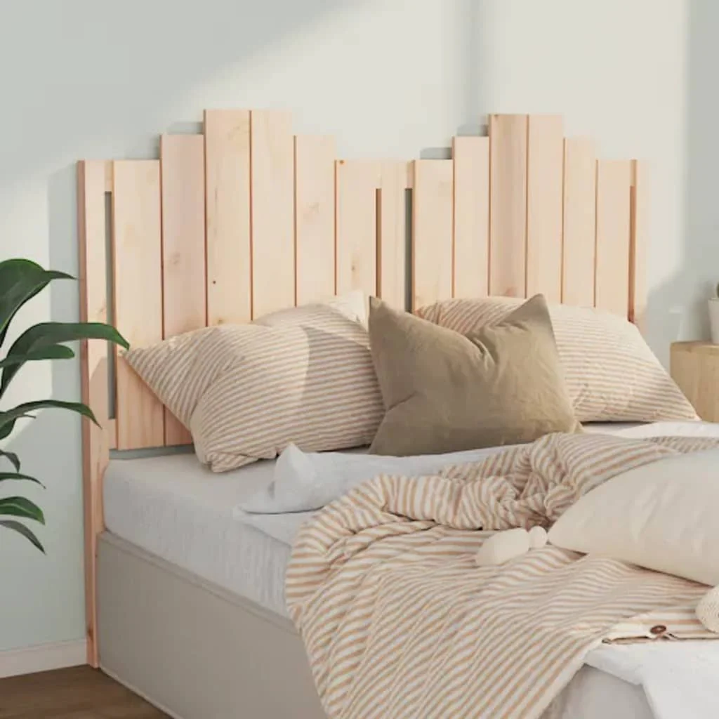Berkfield Bed Headboard 141x4x110 cm Solid Wood Pine